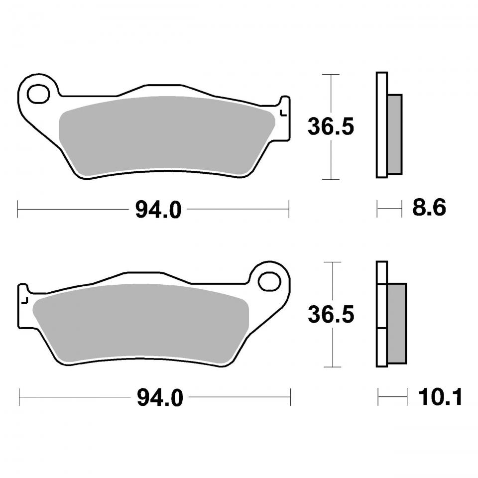 Plaquette de frein Brembo pour Auto Neuf