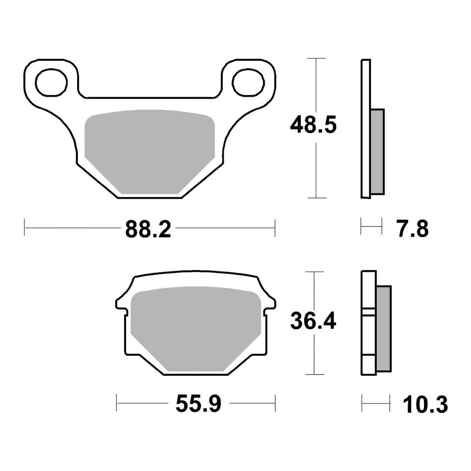 Plaquette de frein Brembo pour Auto Neuf