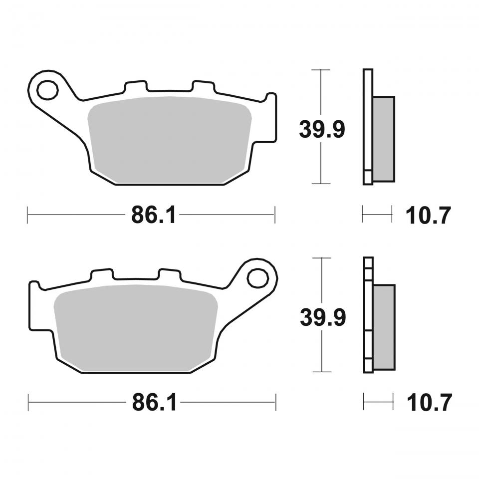 Plaquette de frein Brembo pour Auto Neuf
