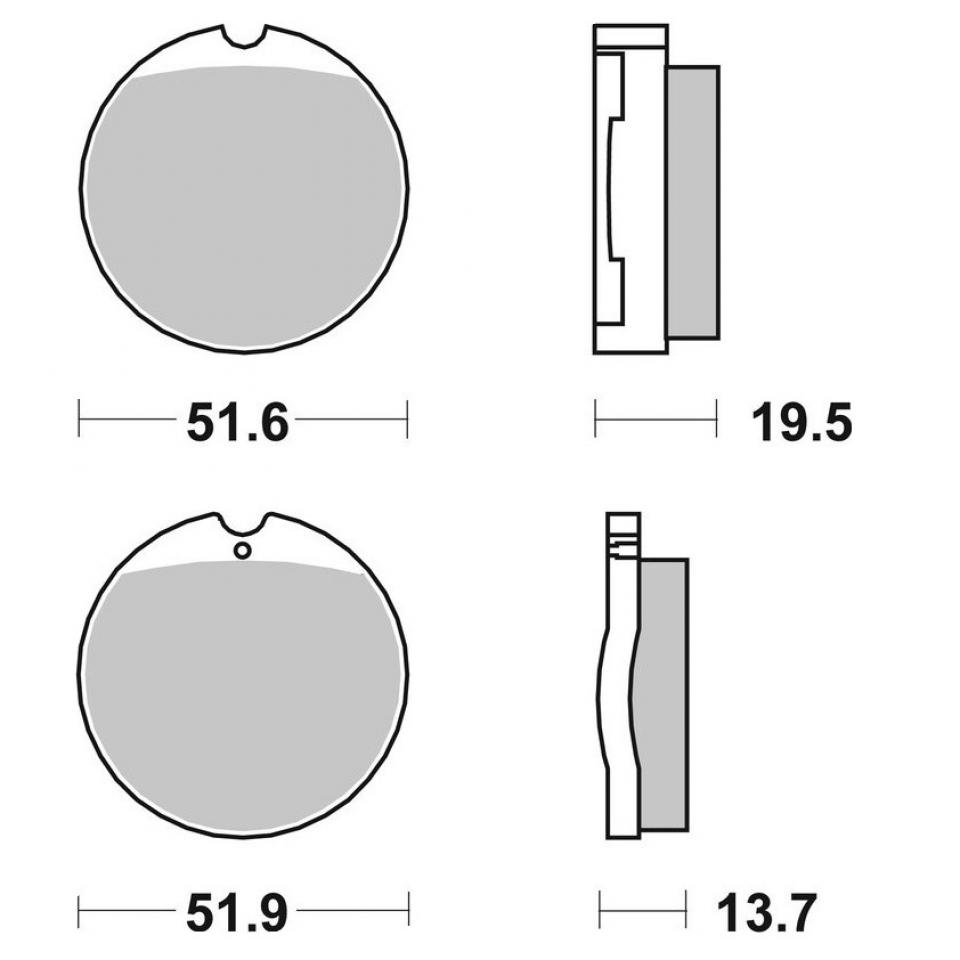 Plaquette de frein pour Honda CB