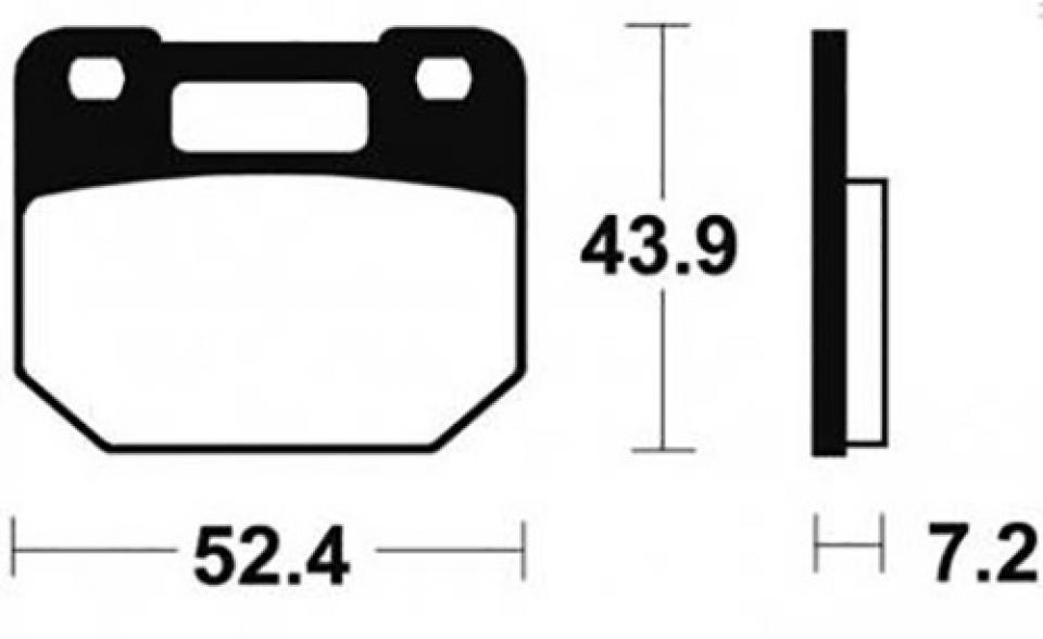 Plaquette de frein Bendix pour moto Suzuki 125 RG 1985 - 1990 MA87 Neuf