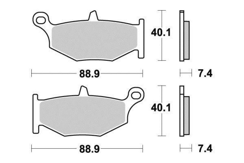 Plaquette de frein Brembo pour Moto Suzuki 600 GSR 2006 à 2012 07SU32.SP / AR Neuf