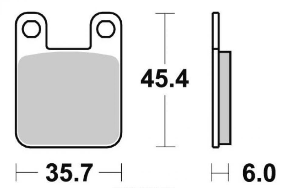 Plaquette de frein Perftec pour Moto Gilera 50 RCR 2004 à 2010 AV / AR Neuf