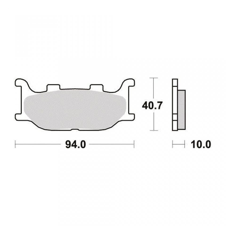 Plaquette de frein AP Racing pour scooter Yamaha 250 Majesty 1996-2005 LMP291SF Neuf