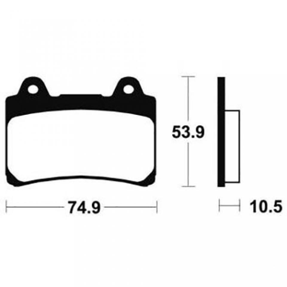 Plaquette de frein Bendix pour moto Yamaha 600 SRX 1988 - 1989 MF90 Neuf