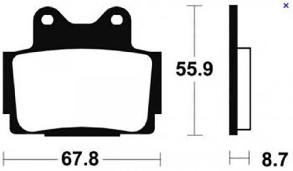 Plaquette de frein Bendix pour moto Yamaha 600 SRX 1990 - 1994 MR70 Neuf