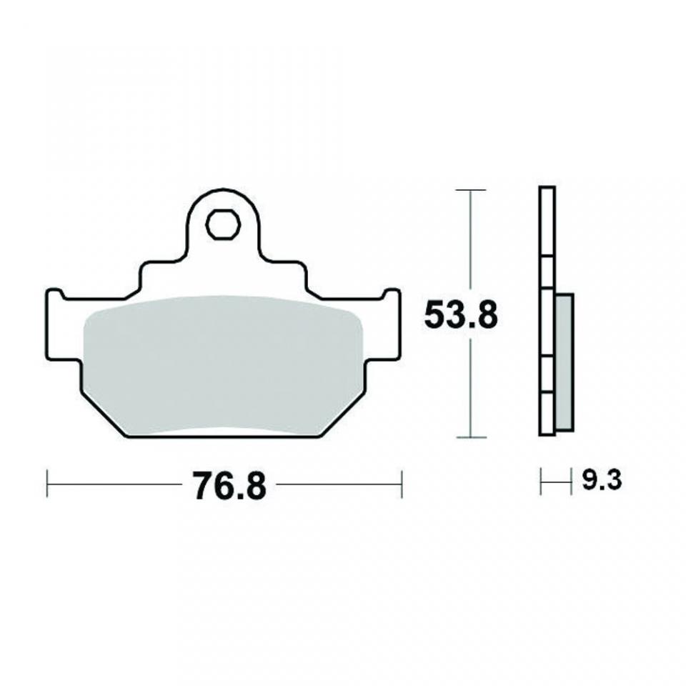 Plaquette de frein Kyoto pour moto Suzuki 600 DR R 1989 à 1991 AV Neuf