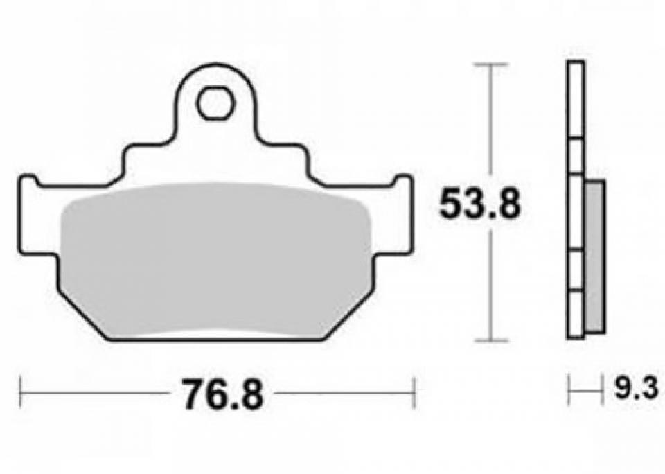 Plaquette de frein Kyoto pour Moto Suzuki 600 DR R 1989 à 1991 AV Neuf