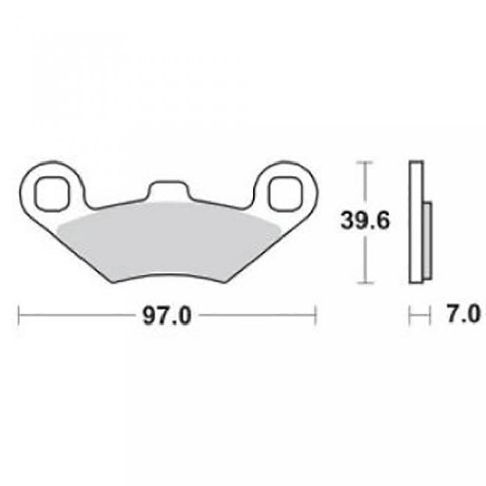 Plaquette de frein SBS pour Quad Polaris 400 Scrambler Après 2000 716ATS.S Neuf