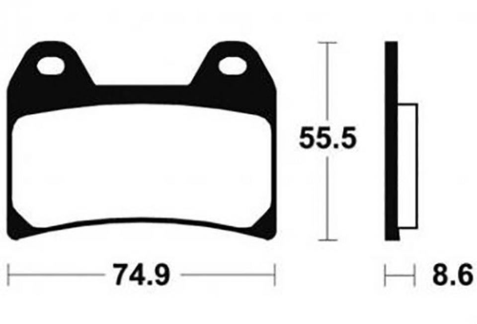 Plaquette de frein Bendix pour moto Aprilia 1000 SL Falco 2000-2005 MA206 Neuf