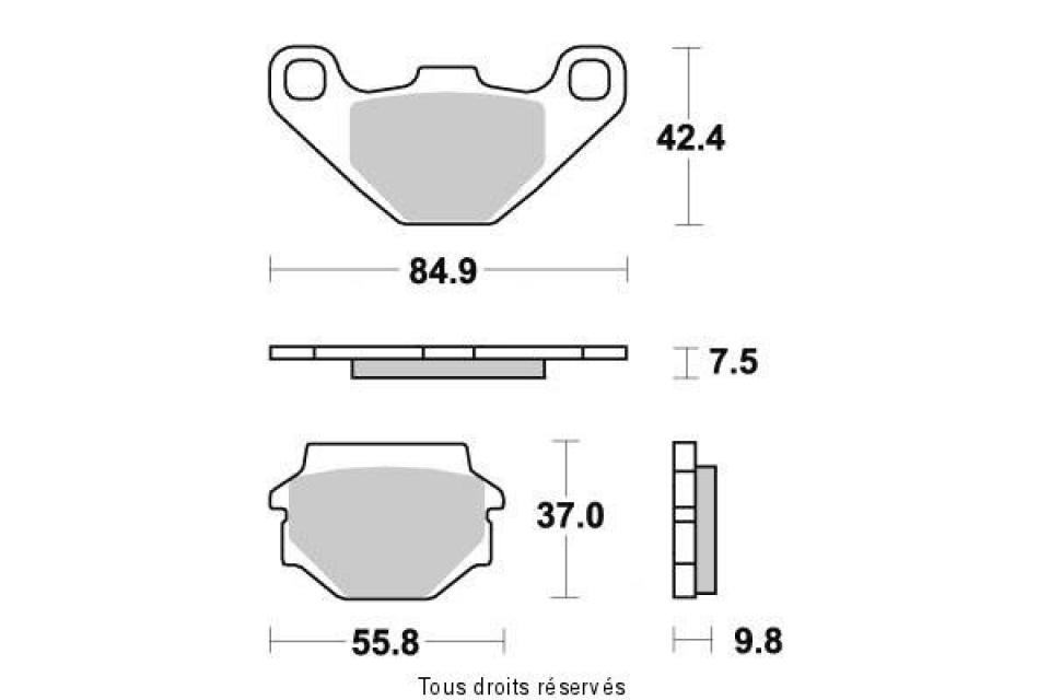 photo piece : Plaquette de frein->TGB Blade 4X2