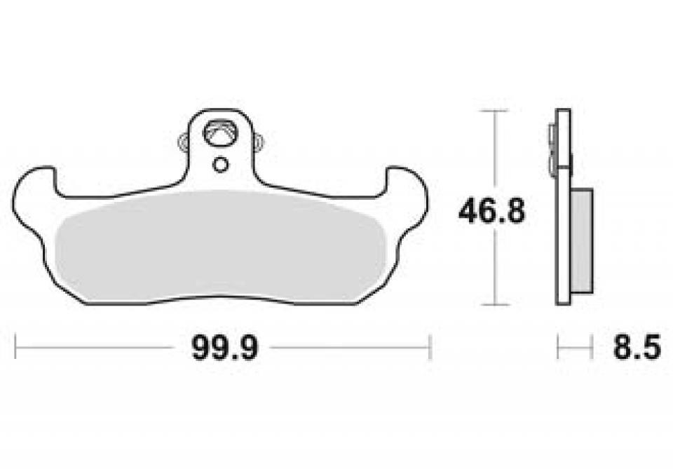 Plaquette de frein AP Racing pour Moto Gilera 125 Apache 1991 à 1992 LMP208ST Neuf