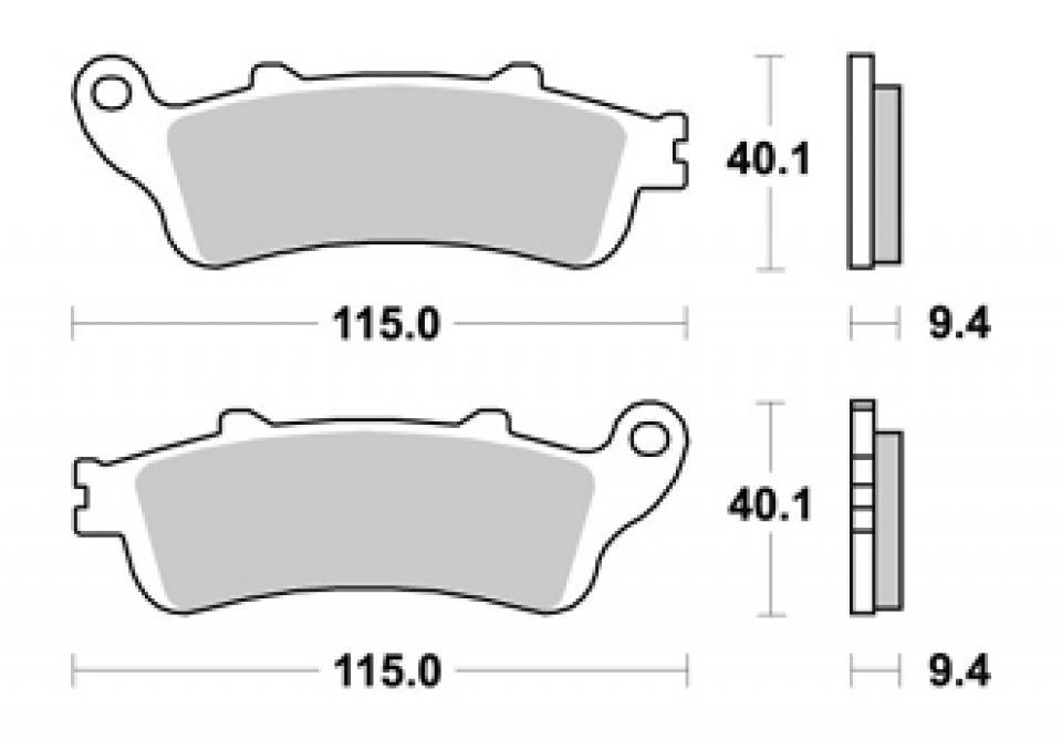 Plaquette de frein AP Racing pour Scooter Honda 250 Pantheon 1998 à 2000 LMP322SF Neuf