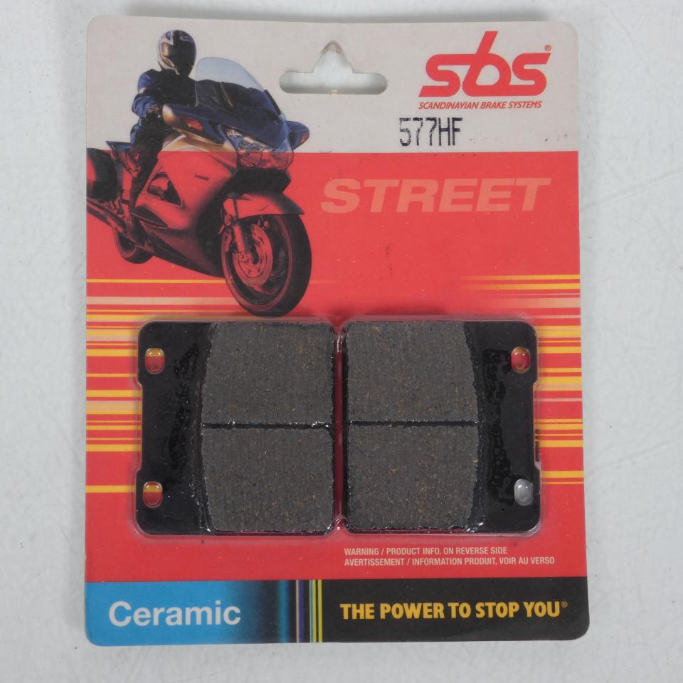 Plaquette de frein 577HF CERAMIC SBS pour moto Suzuki 1150 Gs E/G 1984 à 1987