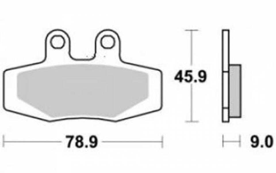 Plaquette de frein Sifam pour Moto KTM 125 MX 1988 AV / AR Neuf