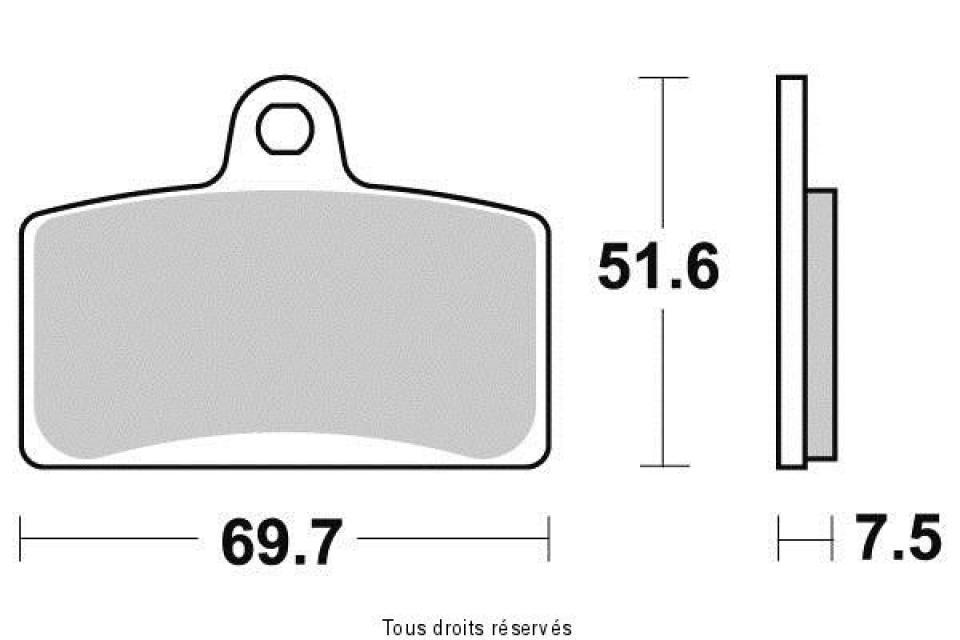 Plaquette de frein Sifam pour Moto Aprilia 50 RS4 LC 2T Euro2 2012 à 2019 AV Neuf