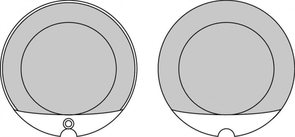 Plaquette de frein Ferodo pour Moto Honda 750 CB FDB119P Neuf