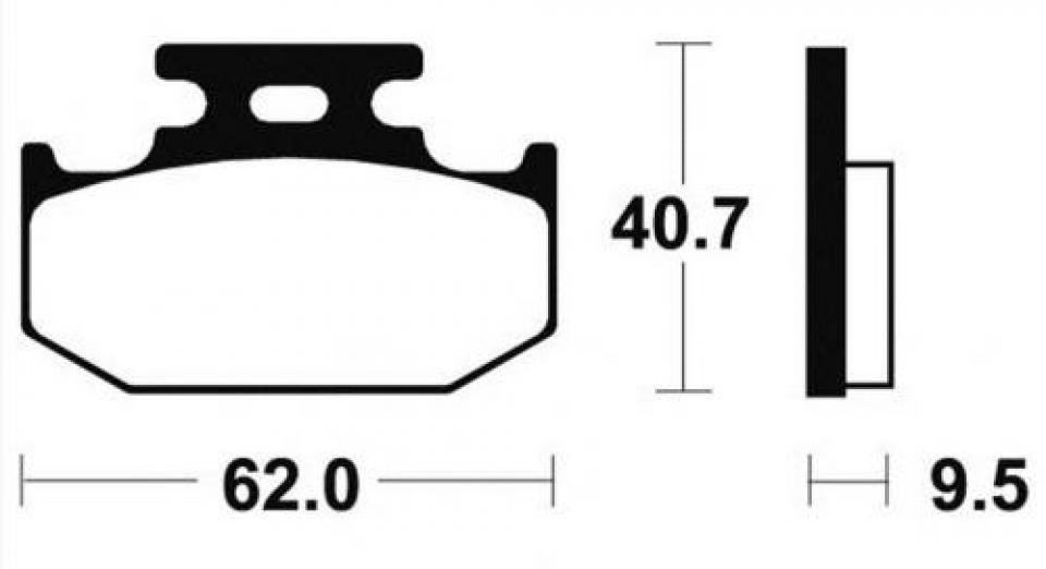 Plaquette de frein Carbone Lorraine pour moto Suzuki 250 RMX 1996 2299 Neuf