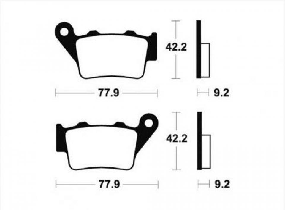 Plaquette de frein Carbone Lorraine pour moto Husaberg 501 FE 1999-2004 2353 Neuf