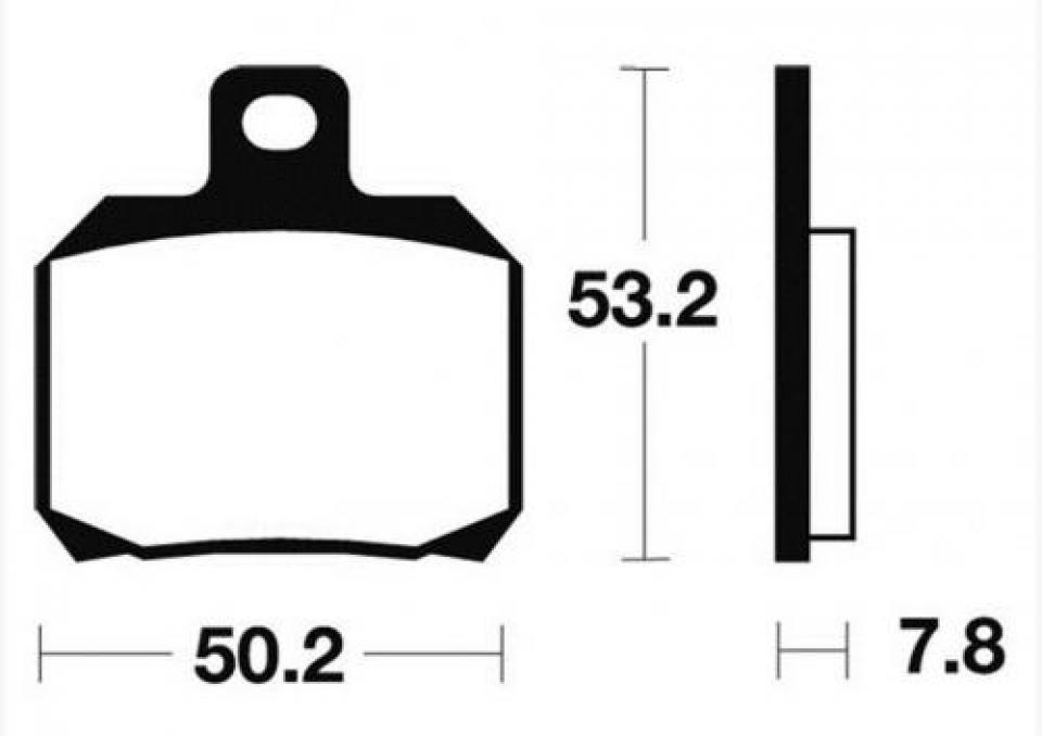 Plaquette de frein Carbone Lorraine pour moto Ducati 620 Multistrada 2005 2827 Neuf