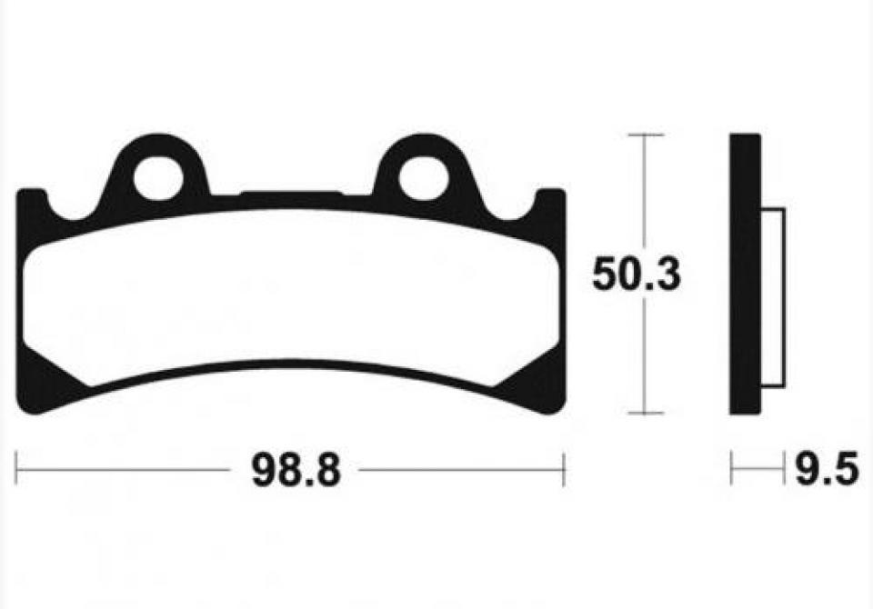 Plaquette de frein carbon Lorraine pour moto Yamaha 750 YZF 1993 2254 Neuf