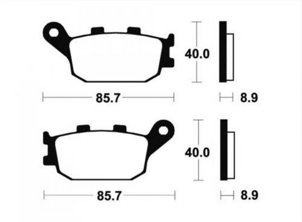 Plaquette de frein SEMC pour Moto Honda 1300 VT 2010 à 2012 HO32 Neuf
