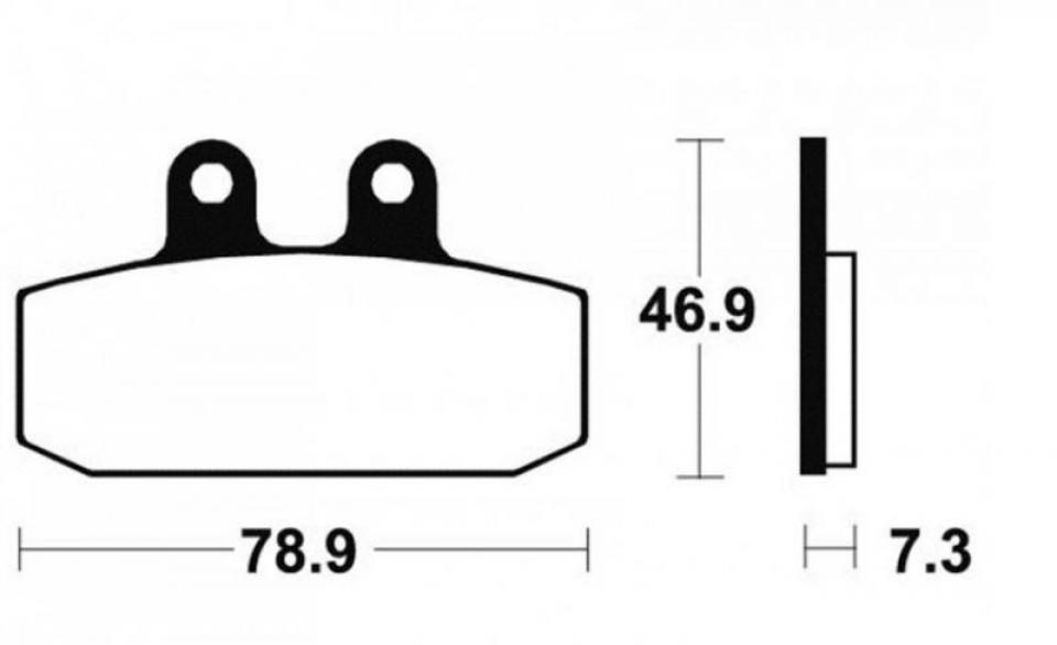 Plaquette de frein Tecnium pour scooter Aprilia 125 Leonardo 1999-2006 MA88 / étrier griméca / avant Neuf