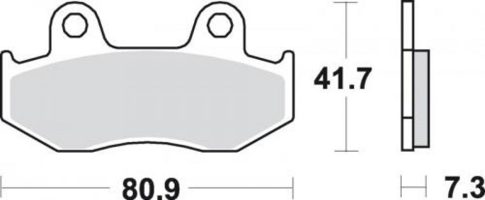 Plaquette de frein SBS pour scooter Honda 150 SH 2002 104HF Neuf