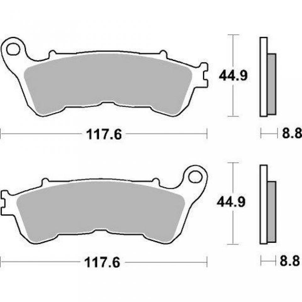 Plaquette de frein SBS pour Scooter Honda 400 SW-T Après 2009 192HF Neuf