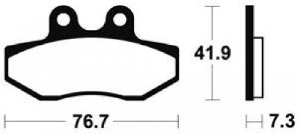 Plaquette de frein Générique pour moto Aprilia 50 RX 2006-2012 59300HG5800 Neuf