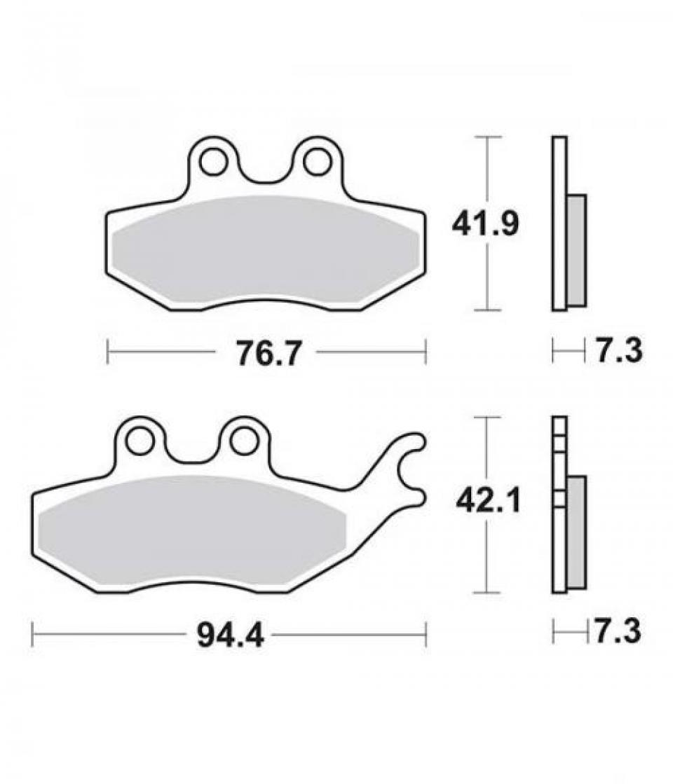 Plaquette de frein SBS pour Moto Keeway 125 TX 173HF Neuf