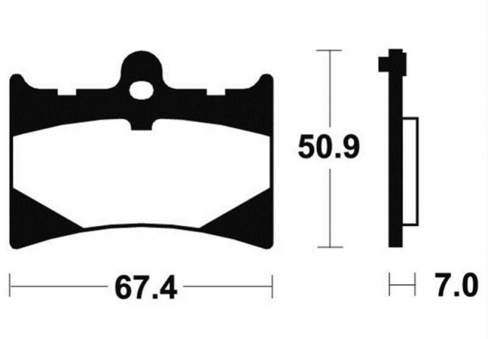 Plaquette de frein Brembo pour moto KTM 500 MX 1983-1995 Neuf