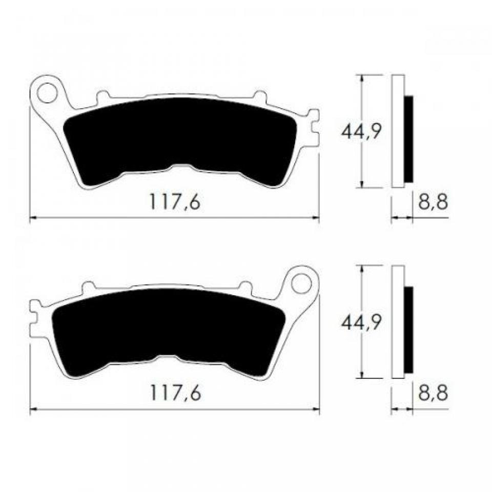 Plaquette de frein Dyna Brake pour Scooter Honda 250 Forza Après 2005 P-10772 Neuf