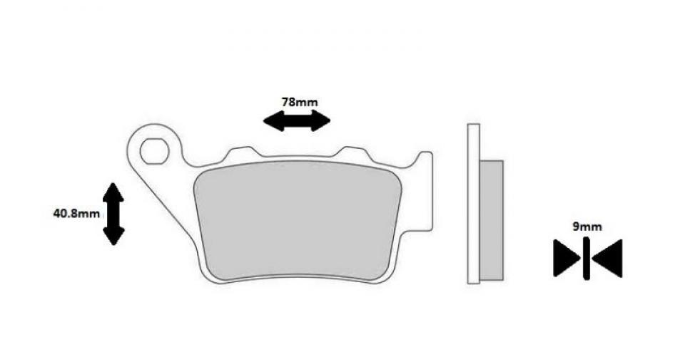 Plaquette de frein Galfer pour moto KTM 640 Duke 2 1999-2007 G1054 Neuf