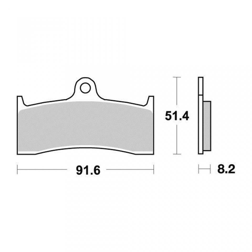 Plaquette de frein AP Racing pour moto Kawasaki 750 ZX7RR 1996-2000 AVD Neuf