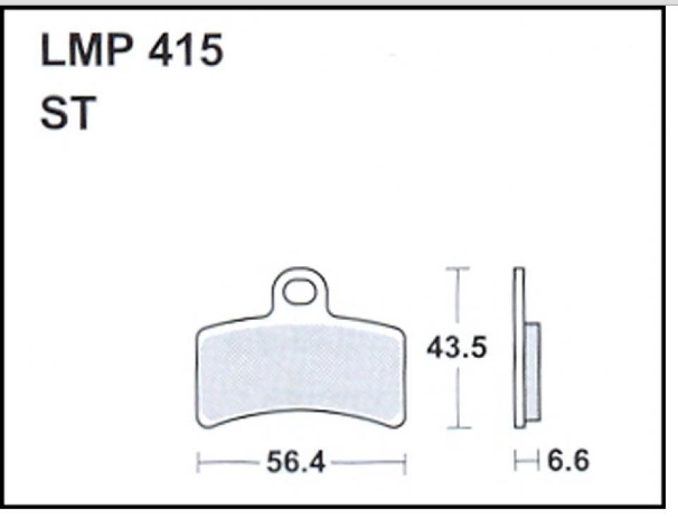 Plaquette de frein AP Racing pour Moto Gas gas 65 MC Après 2005 LMP415ST Neuf