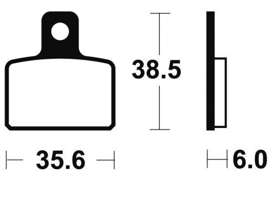 Plaquette de frein Brembo pour Moto Husqvarna 50 CR 2006 à 2009 07GR4804 Neuf