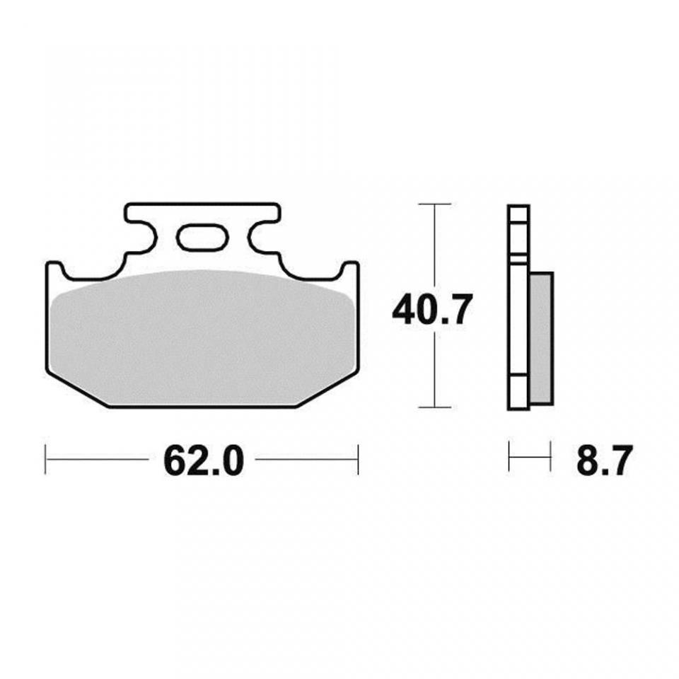 Plaquette de frein Kyoto pour Moto CANNONDALE 440 S 2003 AR Neuf