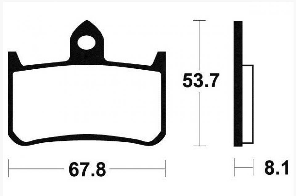 Plaquette de frein Bendix pour moto Honda 900 Hornet 2002-2006 MF122 Neuf
