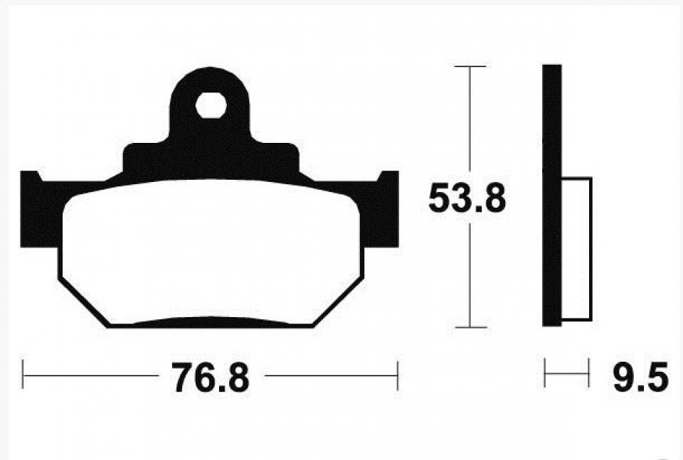 Plaquette de frein Tecnium pour moto Suzuki 600 DR R 1985-1988 MA82 / avant Neuf