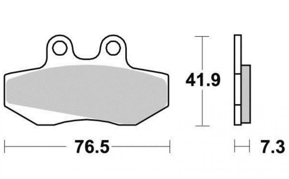 Plaquette de frein OEM pour Moto Rieju 125 SMX 2003 à 2006 Neuf