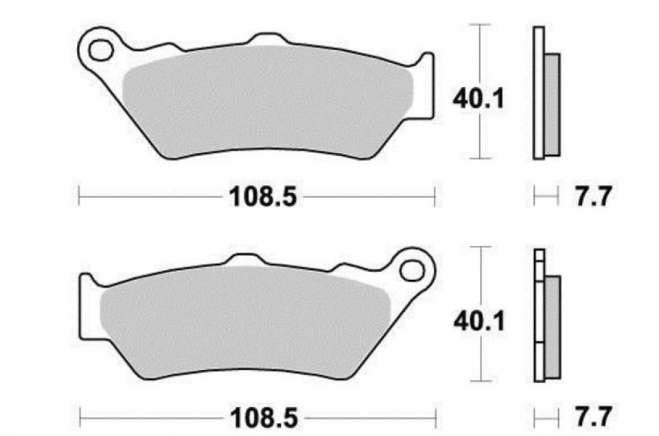 Plaquette de frein OEM pour Moto Honda 650 Vigor 1999 à 2002 Neuf