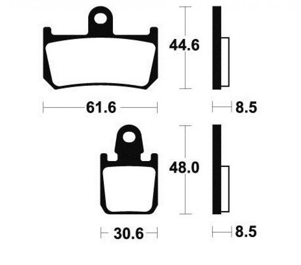 Plaquette de frein OEM pour Moto Yamaha 1700 MT-01 2007 à 2012 Neuf