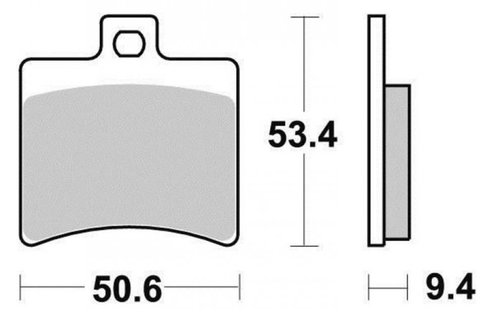 Plaquette de frein OEM pour Scooter Derbi 125 Boulevard 2008 à 2012 Neuf