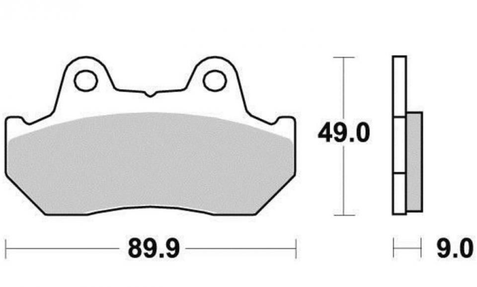 Plaquette de frein DP Brakes pour Deux Roues Honda 500 VFF 1984 à 1985 DP Brakes DP105 Neuf