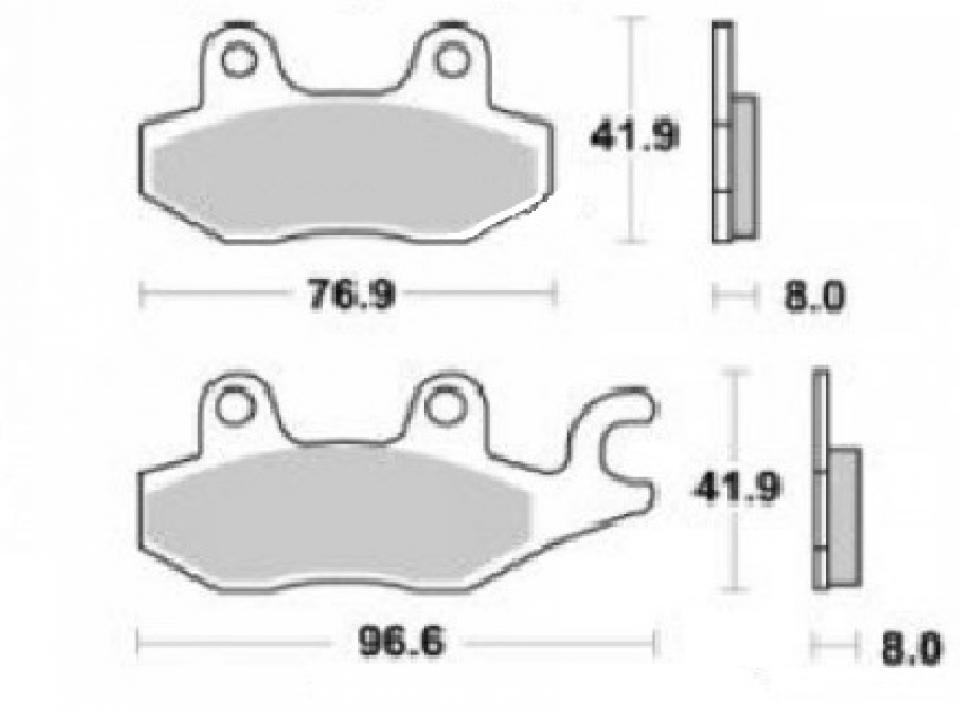 Plaquette de frein OEM pour Moto Cagiva 500 Canyon 1999 à 2001 Neuf