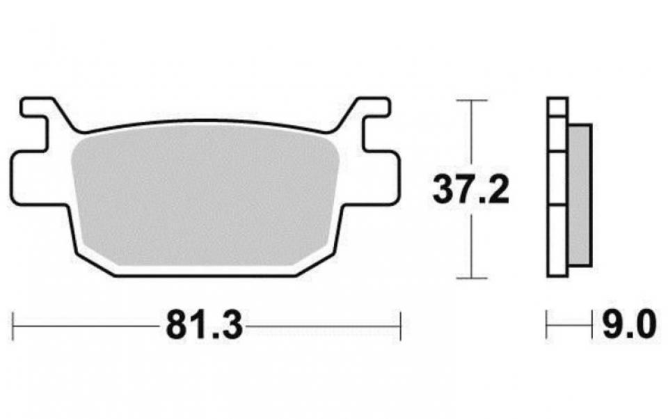 Plaquette de frein OEM pour scooter Honda 150 Swing 2007-2010 Neuf