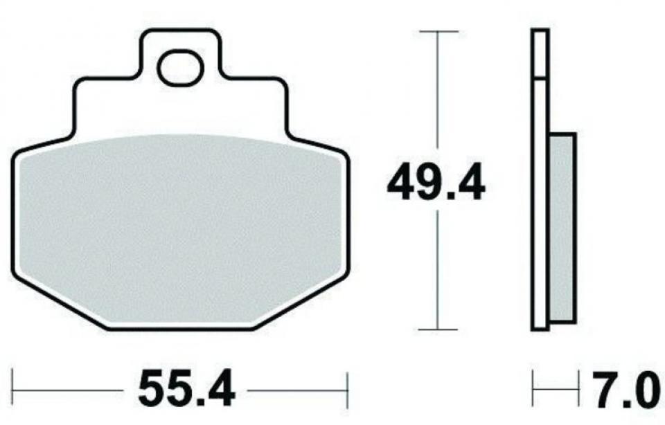 Plaquette de frein OEM pour scooter Piaggio 250 Vespa GTS 2005-2016 Neuf