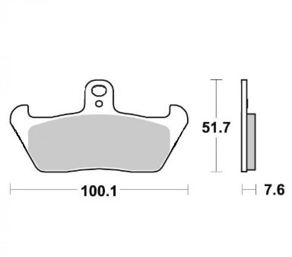 Plaquette de frein DP Brakes pour Moto Aprilia 125 Tuareg 1990 à 1991 DP Brakes DP618 Neuf