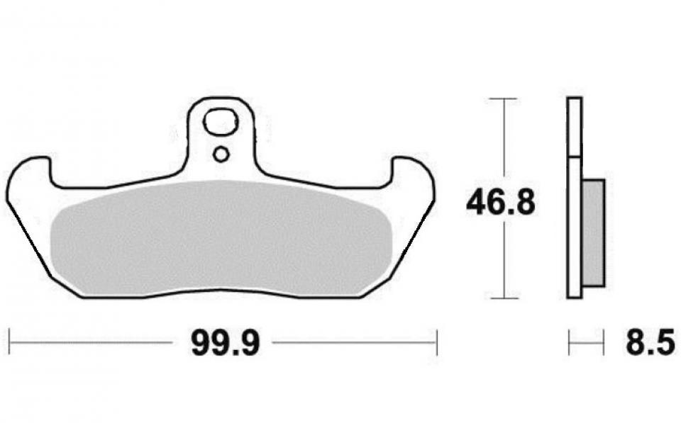 Plaquette de frein DP Brakes pour Moto Husaberg 501 Enduro 1989 à 1992 DP Brakes DP605 Neuf